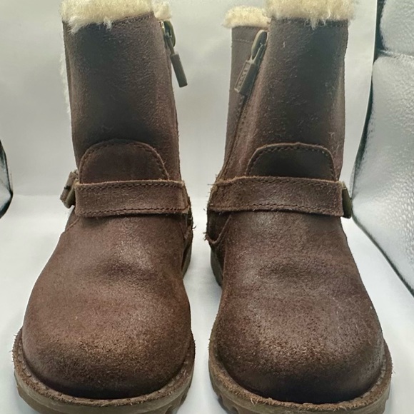 EUC UGG Australia little kids boots sz7 Holmes chocolate brown - Picture 7 of 7